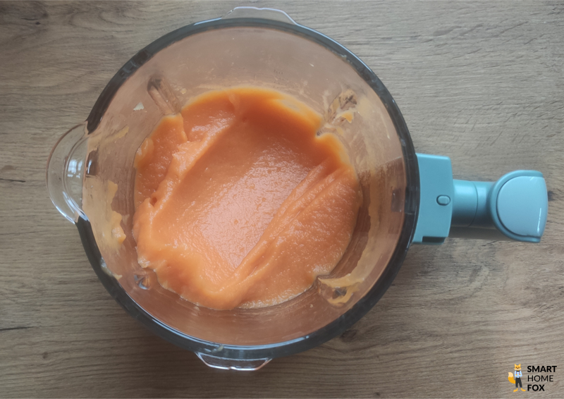 purée de légumes avec le Nutribaby glass